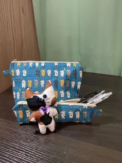 猫柄ポーチセット（大・小）