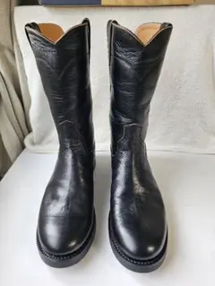 70s80s JUSTIN pecos Black Roper Boots - メルカリ