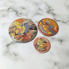 USJ　セサミストリート　缶バッジセット