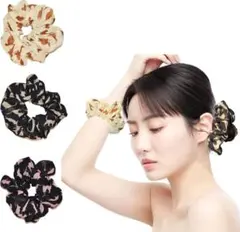 シュシュ 大人 猫 オシャレ　3個セット