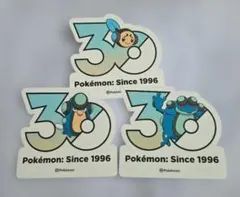 韓国ポケモン30周年記念ポップアップ限定　ランダムロゴステッカー