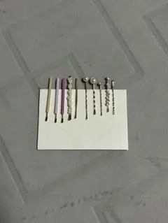 最安値 3COINS ヘアピン10本セットまとめ売り キラキラ パール カラフル