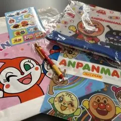 アンパンマン トートバッグ、クリアファイル、ペン、シール
