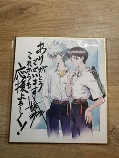 エヴァ　愛蔵版特典5巻　サイン色紙