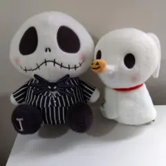 ディズニー映画、ビフォア、ジャック、ゼロ、キャクターぬいぐるみ