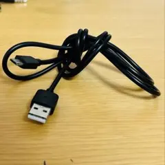 USB-A to Micro USB充電ケーブル 1m 黒