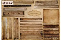 【D-247】naco様　コラージュシート　素材シート　デザインペーパー　10