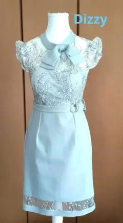 ライトブルータイトワンピース