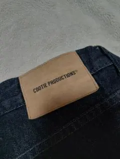 COOTIE PRODUCTIONS ワイドデニム　先染めブラック　バギーパンツのサムネイル