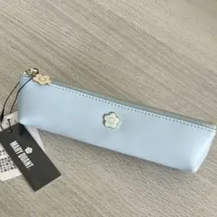 新品　マリークワント ペンケース　ペンポーチ　ポーチ　筆箱　ライトブルー