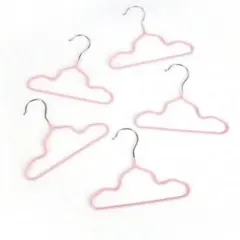 【新品】ペット用洋服ハンガー　5本セット　犬　服　ドッグウェア　小型犬