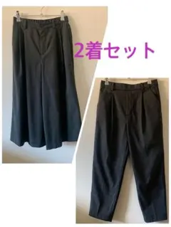 UNIQLOキュロット&アンクルパンツ◻️ボトムス2着セット