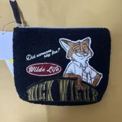 ズートピア 刺繍ポーチ ニック・ワイルド　ディズニー　新品