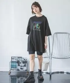 JEANASIS 半袖Tシャツ　Tシャツワンピース