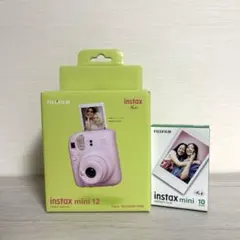 新品未使用　FUJIFILM instax mini12 本体 フィルム10枚付