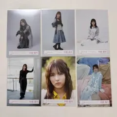 櫻坂46　中嶋優月　生写真　6枚セット