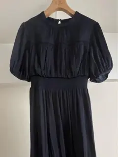 オンワード　anySiS ワンピース　ネイビー