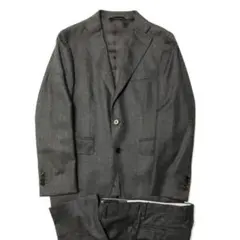 ★極美品★ザスーツカンパニー セットアップスーツ フランネル カノニコ S