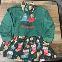 Shein 子供 セットアップスカート クリスマス
