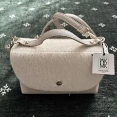 MICHEL KLEIN ショルダーバッグ ホワイト