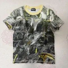 DIESEL 総柄 Tシャツ ペイント風デザイン Lサイズのサムネイル
