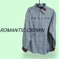 ROMANTIC CROWN ロマンティッククラウン ユニセックスチェックシャツのサムネイル