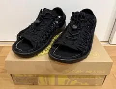 KEEN UNEEK PLT 新品未使用 厚底 サンダル ブラック 27cm - メルカリ