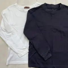 130 ロンＴ カットソー 長袖 2点セット