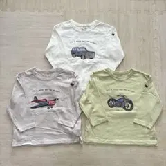 petit main 車　飛行機　バイク　長袖カットソー　100 まとめ売り
