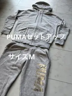 PUMA プーマ　ジャージ　上下セットアップ　レディース　グレー　パーカーのサムネイル