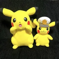 【タグ付き】ポケモン ピカチュウ ぬいぐるみ 2体セット