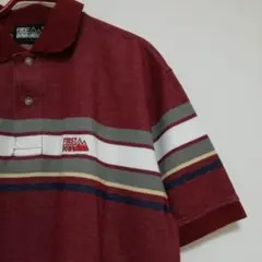 FIRST DOWN 半袖 ポロシャツ 刺繍ロゴのサムネイル