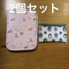 PAUL & JOE 猫柄 マルチケース　ビニールポーチ