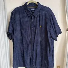 Ralph Lauren BLAKE 半袖シャツ ネイビー XL