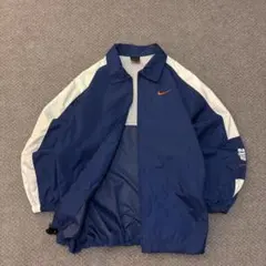 90s NIKE ナイロンジャケット　ドローコード付きoldnike 黒タグ