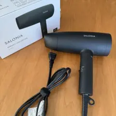 【訳あり】SALONIA スピーディーイオンドライヤー 黒 ジャンク品