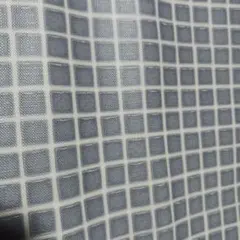 チェック柄テーブルクロス グレー はってはがせるのサムネイル