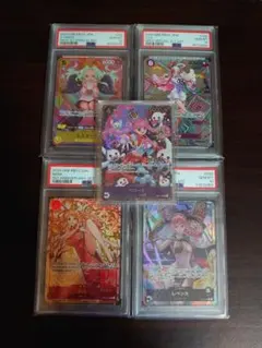 ワンピースカードpsa10 sp ウタ レベッカ Sスネーク ペローナ 中国ナミ