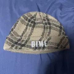 DIME ニット帽 ブラウン ストライプ - メルカリ
