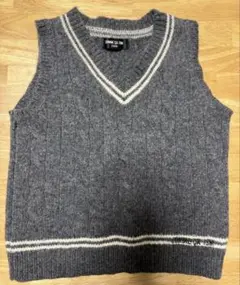 コムサイズム　ニットベスト　110A