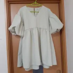 ★未使用★coca★Vネック バルーンスリーブ チュニック