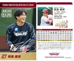 楽天イーグルス　岡島　カード　レア