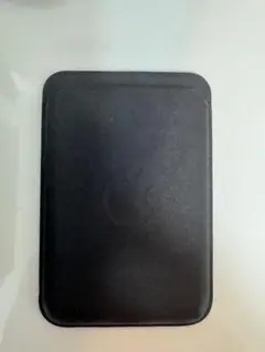 純正MagSafe対応iPhoneファインウーブンウォレット・ブラック