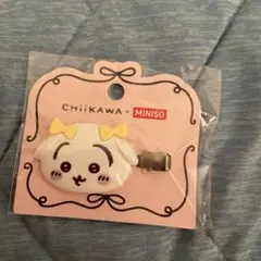 中国限定 MINISO ちいかわ リボン ヘアクリップ うさぎ