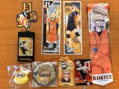 ハイキュー!! 月島蛍 グッズ 9点セット まとめ売り（ステッカー・缶バッジ他）