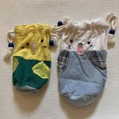 ハンドメイド　セキセイインコ　ペットボトルケース　2点