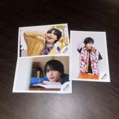 なにわ男子　大西流星　公式写真　3枚セット