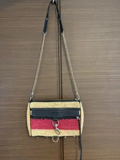 REBECCA MINKOFF ストロー ショルダーバッグ チェーンのサムネイル