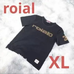 ROIAL INTL Tシャツ ブラック ラインストーン XL レディースのサムネイル
