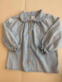 H&M デニムシャツ ライトブルー EUR 92